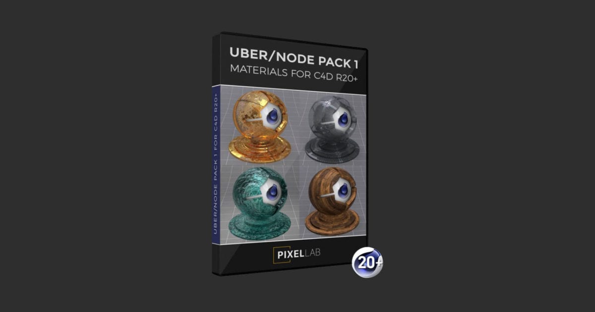 Uber/Node Material Pack 1 for C4D - Flashback Japan Inc