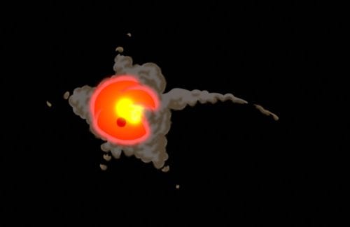 Round-Warm-Flash—Debris