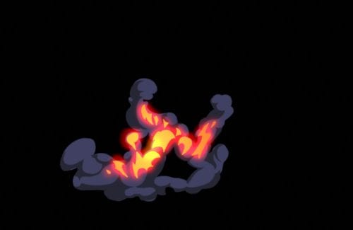 Round-Flash—Smoke-Fade