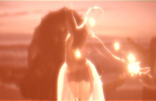 Flickering Warm Glow