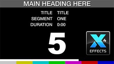 Countdown Slate 29.97 FPS