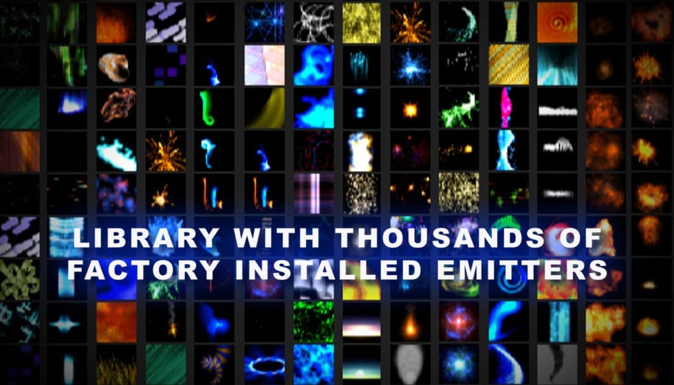 一新されたエミッターライブラリ