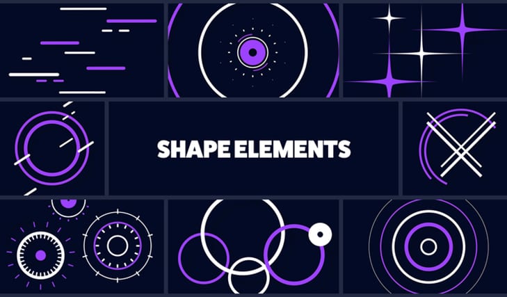 Shape Elements Pack For Animation Composer フラッシュバックジャパン