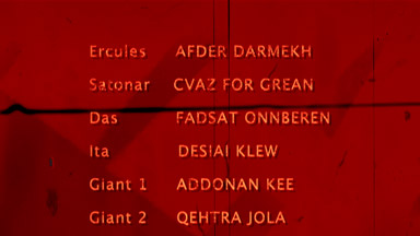 Rolling Actors Credits