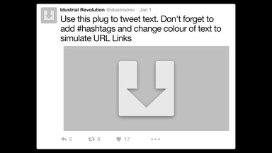 Tweet Photo Big Text