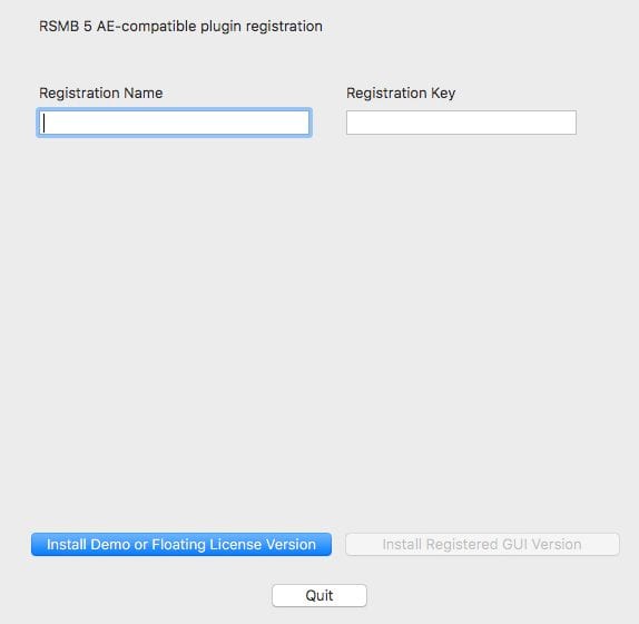 RE:Vision Effects社製品 インストール方法:Step 3