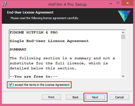 FXHOME社製品インストール方法:Step 2