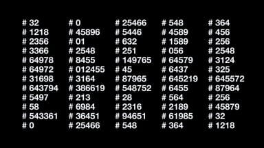 List-of-Numbers