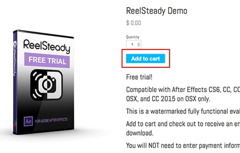 SuperMega社製品：ReelsSteady GO インストール方法・デモ版申請方法 