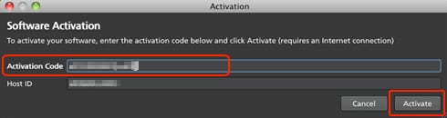 mocha Pro Floating クライアントマシンのインストール&認証方法:Step 2