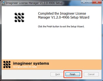 mocha Pro Floating License Manager インストール方法:Step 6