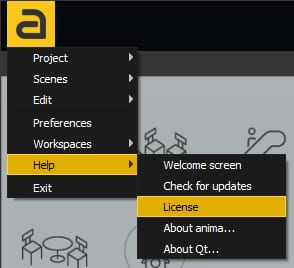 anima 認証解除方法:Step 1