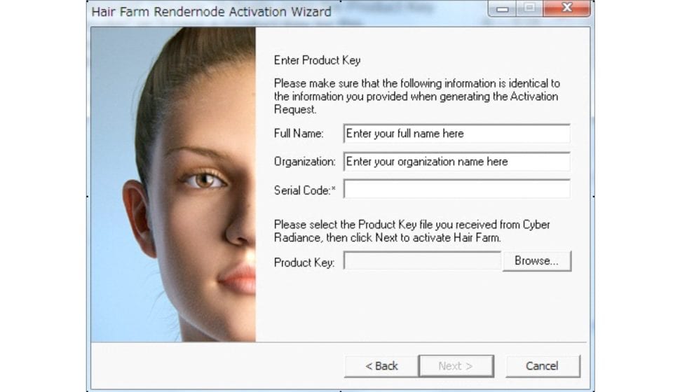 Hair Farm Rendernode ライセンス認証方法:Step 6