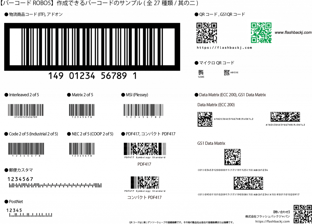 Illustratorプラグイン バーコード作成ソフト バーコードrobo5