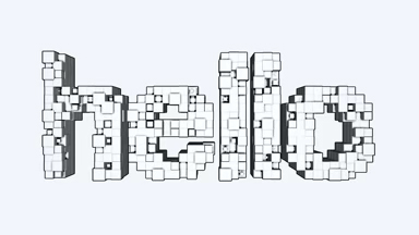 Text Voxels 1