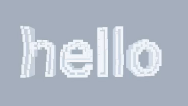 Text Voxels 4