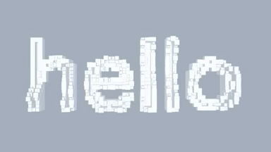 Text Voxels 5