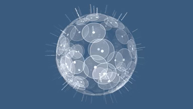 White Sphere With Text