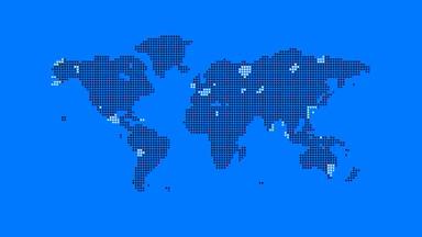 World Map & Clouds