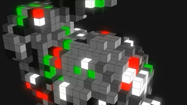 Rabbit Voxel Bloom
