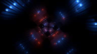 Sci-fi Square Tunnel