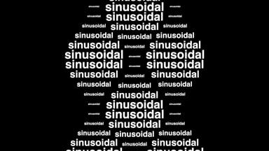 Sinusoidal Text 2