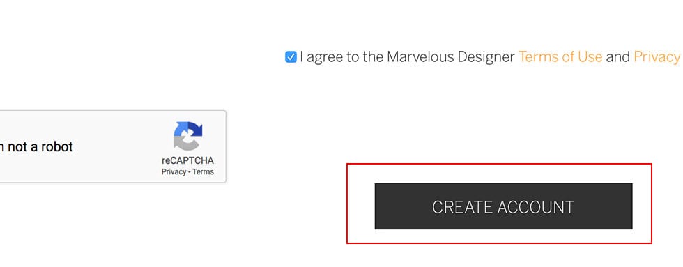 CLO/Marvelous Designer アカウント作成方法:Step 6