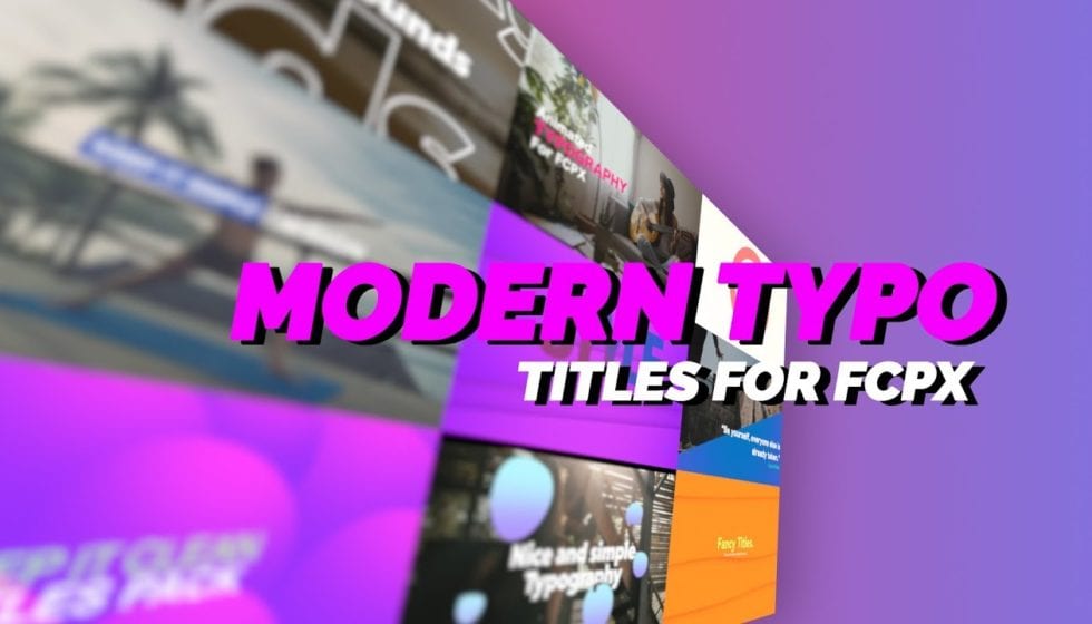 omotion Modern Typo 発売