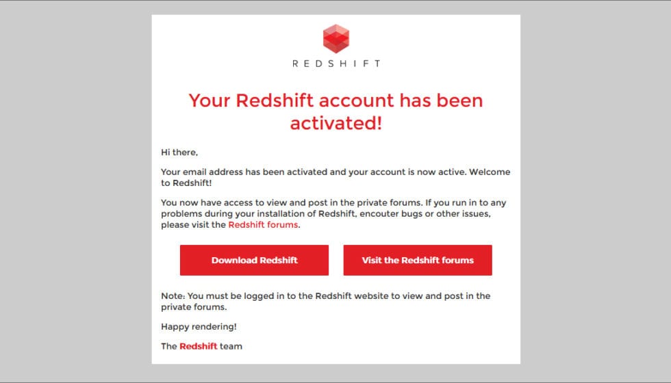 Redshiftアカウント作成方法:Step 5
