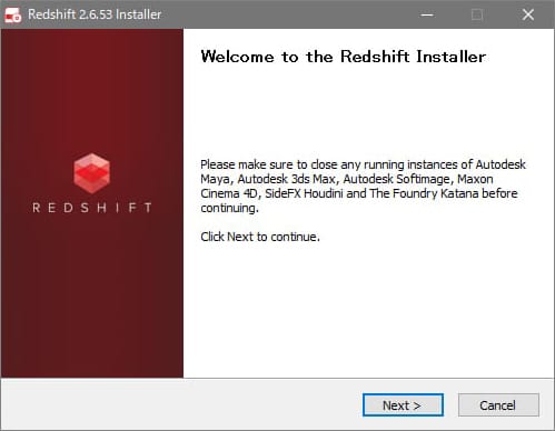 Redshiftインストール方法:Step 1
