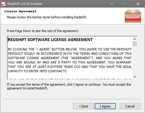 Redshiftインストール方法:Step 2