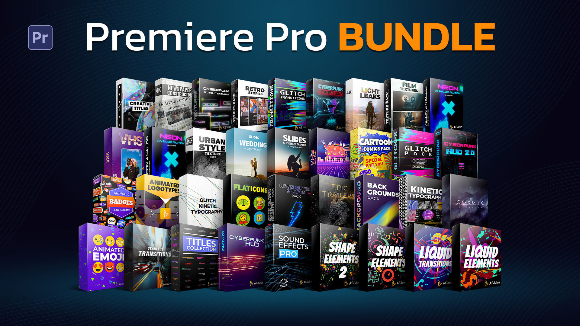 AEJuice Premiere Pro Bundle - Flashback Japan Inc