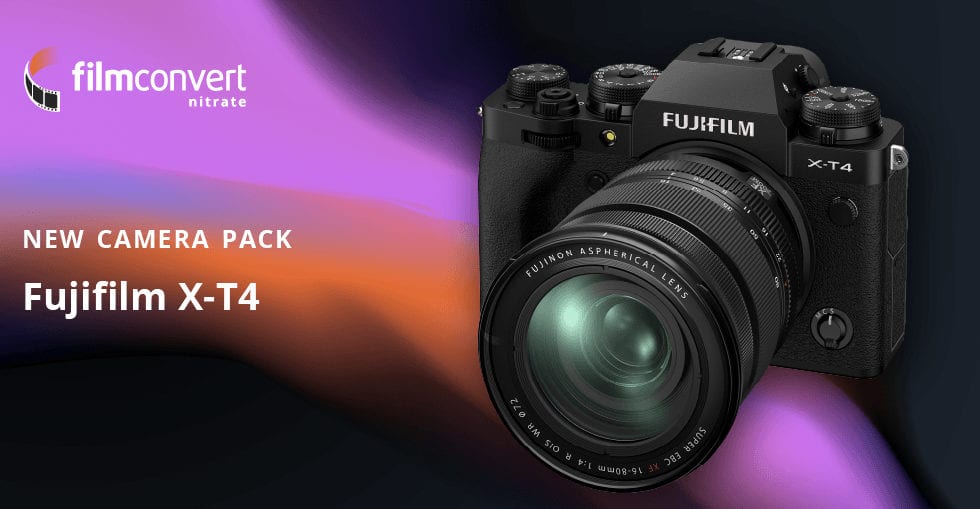 FilmConvert、Fujifilm X-T4用Camera Packリリース