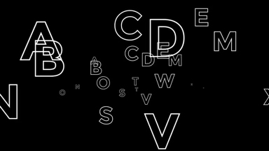 Floating-Letters