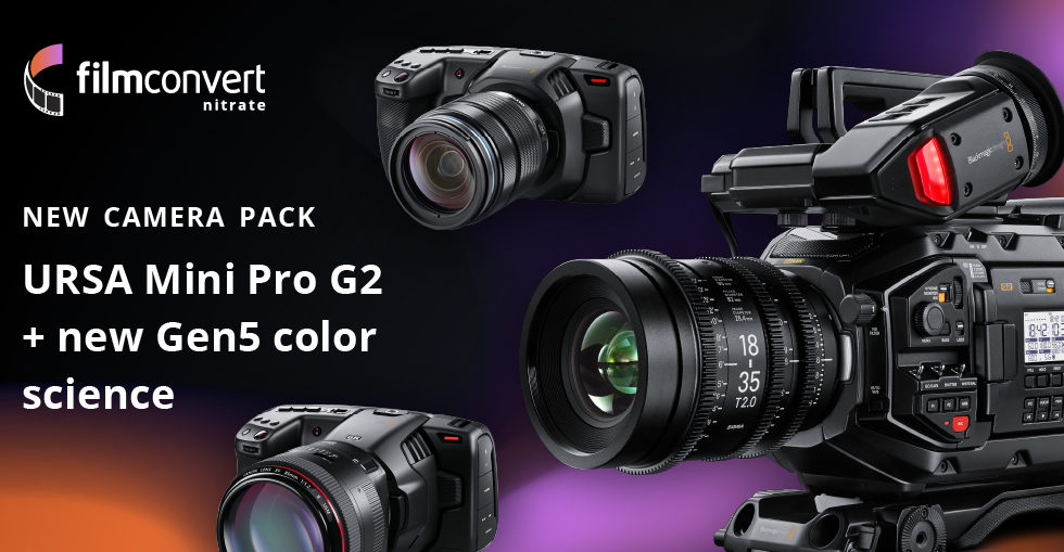 FilmConvert、Gen 5 Color Science 対応のURSA Mini Pro G2 用 Camera Packリリース