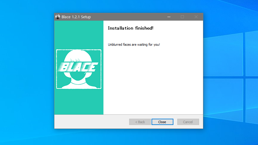 Blace Windows版 インストール方法:Step 5