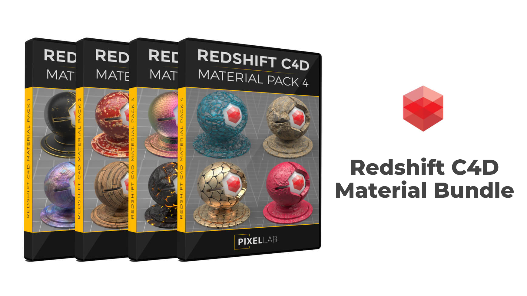 Redshift C4d Material Bundle フラッシュバックジャパン