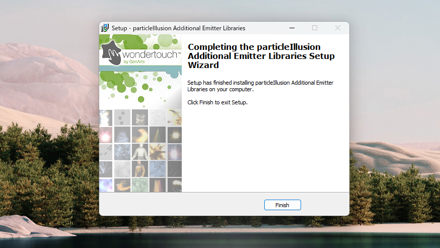 Boris FX Particle Illusion Standalone エミッターライブラリ インストール方法:Step 4