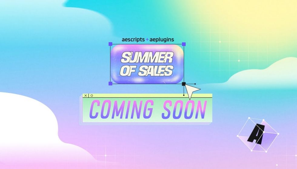 【セール告知】対象製品を25%オフで提供、aescripts サマーセール Week 2