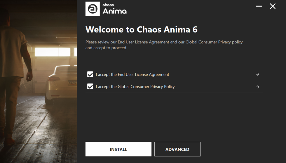 Chaos Anima インストール方法:Step 1