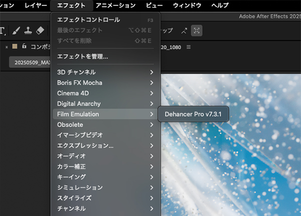 Dehancer Pro ライセンス認証方法:Step 1