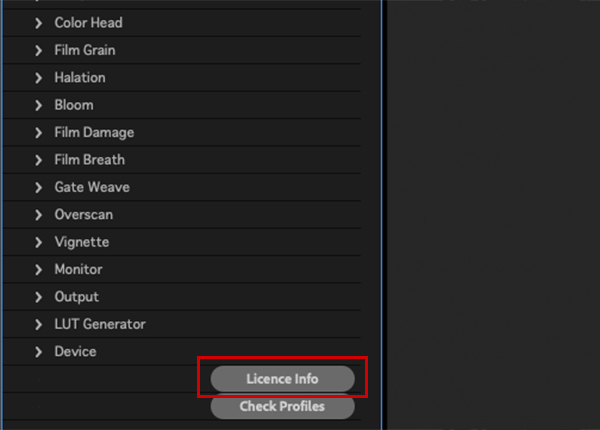 Dehancer Pro ライセンス認証方法:Step 2