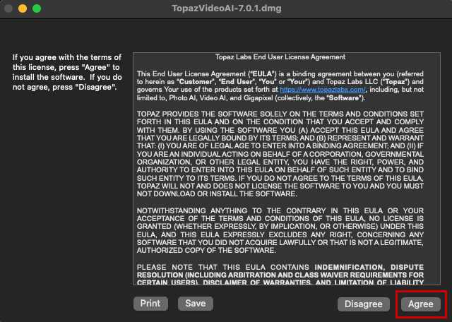Topaz Video AI インストール方法 <Mac>:Step 1