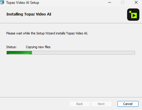 Topaz Video AI インストール方法 <Win>:Step 7