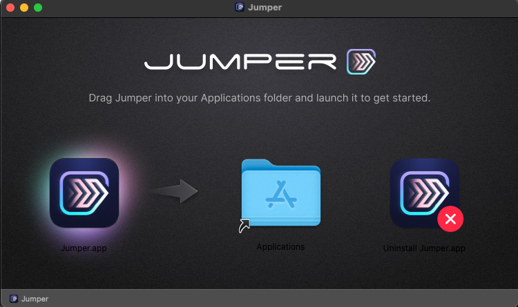 Jumper インストール方法:Step 2