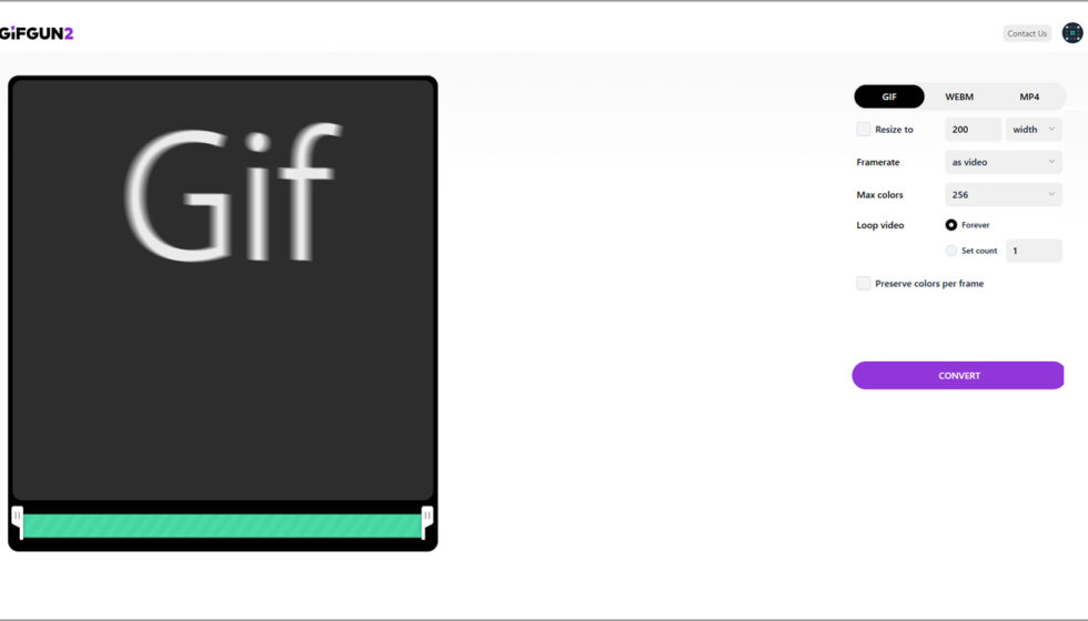 GifGun2 ブラウザツール 利用方法:Step 3