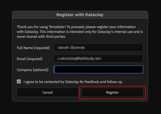 Templater デモ版利用方法:Step 2
