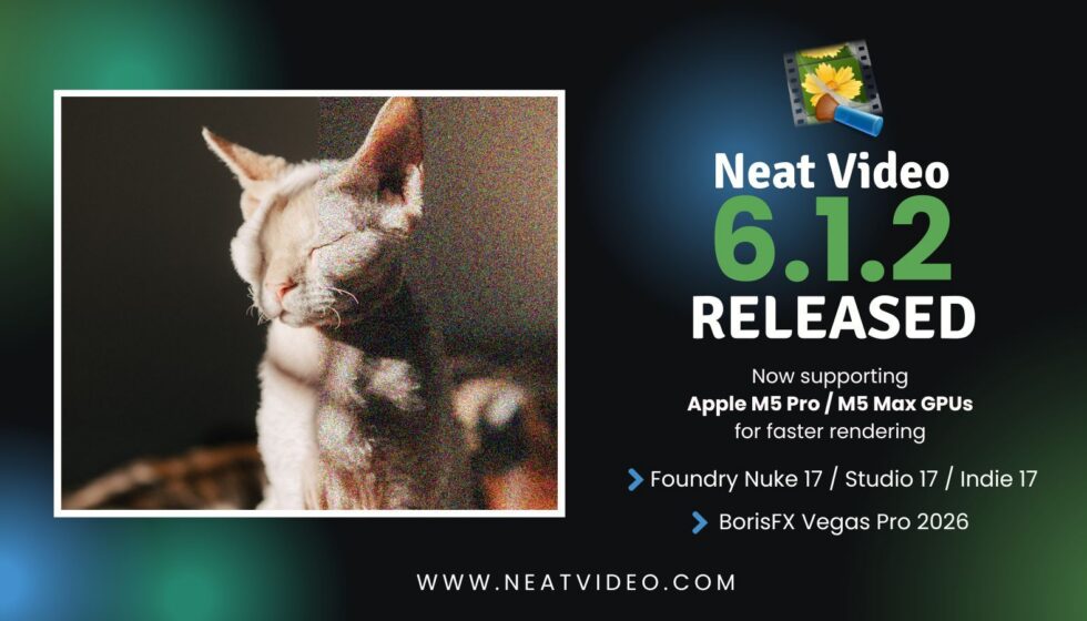 Neat Video v6 Pro (v6.1.2) リリース