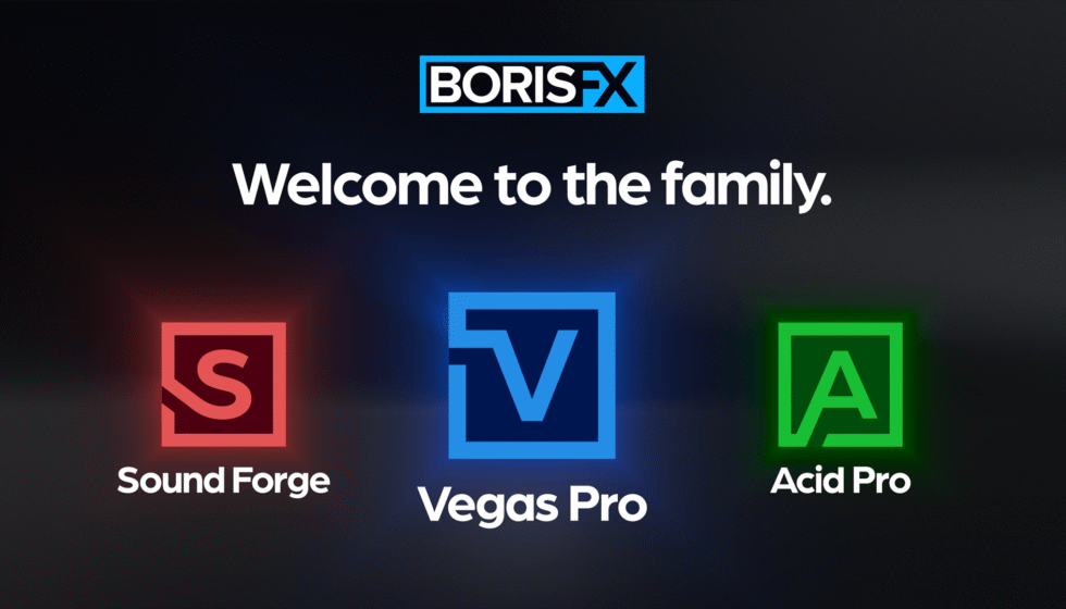 Vegas Pro 2026、Sound Forge 2026、Acid Pro 2026 取扱い開始