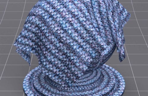 FABRIC-Wool-Scarf-Purple